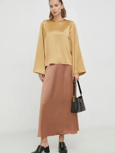 Блузка By Malene Birger Brynnas однотонна жовтий