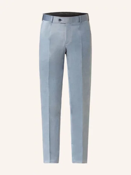 Wilvorst Spodnie Garniturowe Slim Fit blau