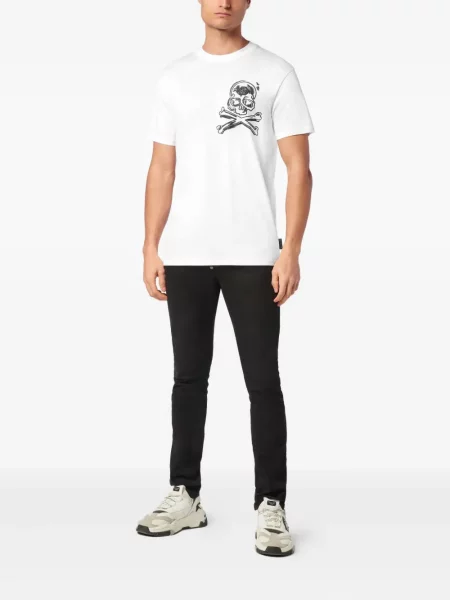 Tricou Philipp Plein alb