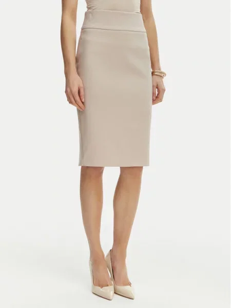 Rinascimento Fustă tip creion bej