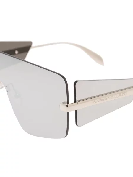 Saulės akiniai Alexander Mcqueen Eyewear sidabrinė
