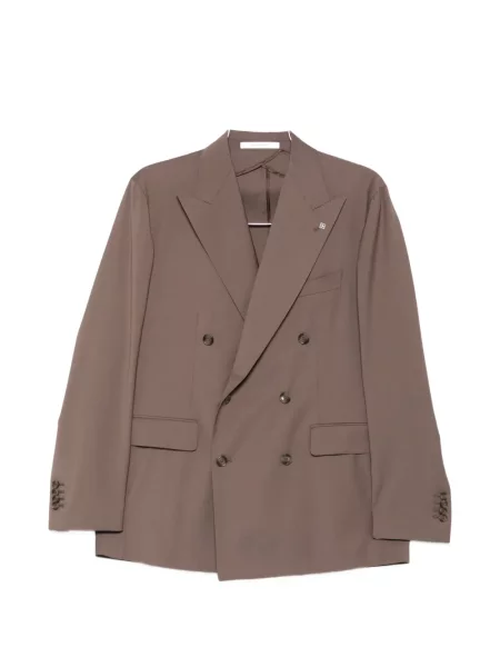 Dvouřadý oblek Tagliatore hnědý