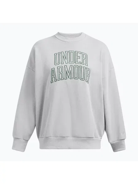 Bluza Under Armour Icon Heavyweight Terry Oversized Crew szara