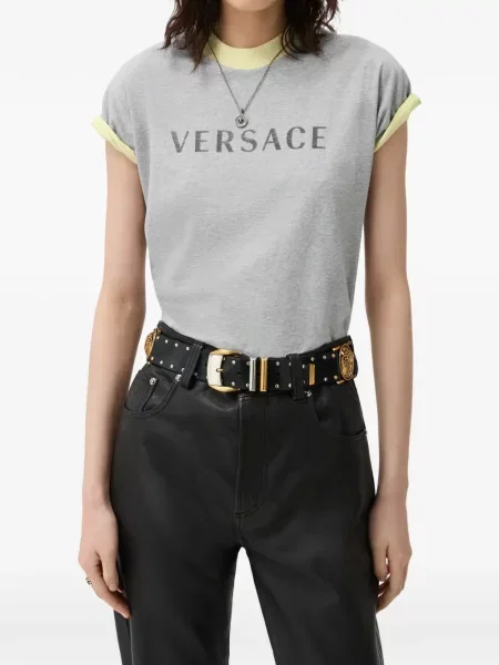 Tricou Versace cu imagine gri