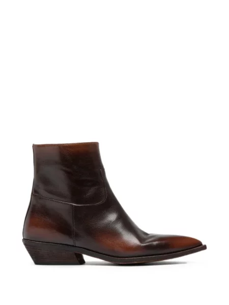 Botine Officine Creative din piele maro