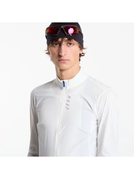 Jachetă MAAP TEAM Flow Jacket Optic White M alb