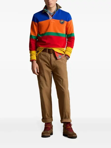 Polo Polo Ralph Lauren cu imagine de lână de costum verde