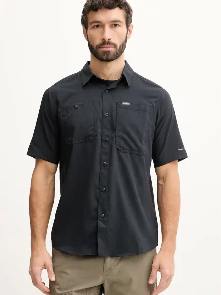 Columbia cămașă de exterior Silver Ridge negru