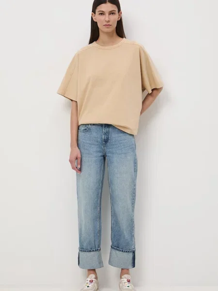 Medicine jeansy straight niebieskie