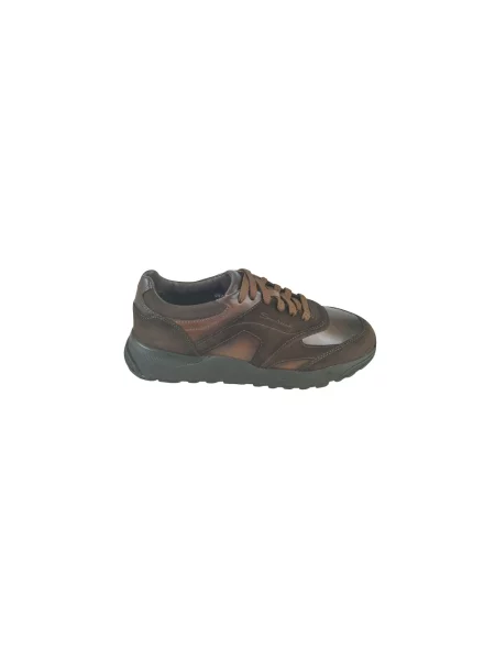 Sneakersy Santoni brązowe