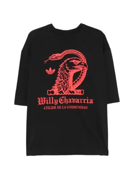 Tricou Willy Chavarria cu imagine negru