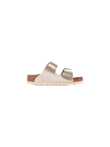 Šľapky BIRKENSTOCK Arizona BF Narrow electric metallic gold