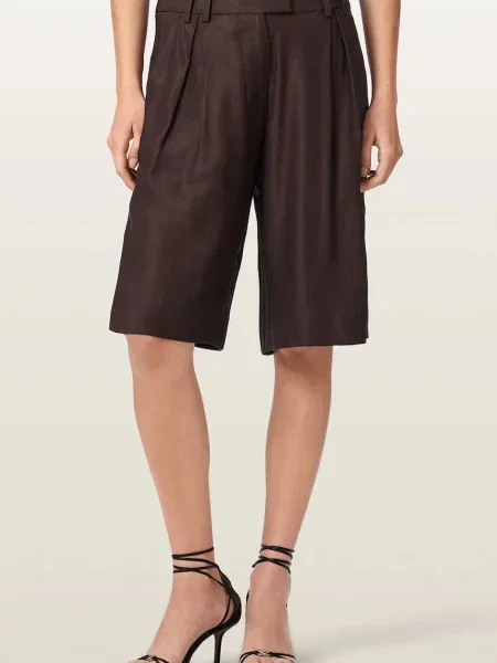 AllSaints pantaloni scurți pentru femei cu in CHARLEY maro