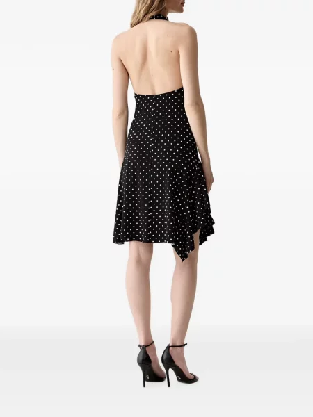 Rochie Guess cu buline cu volane negru
