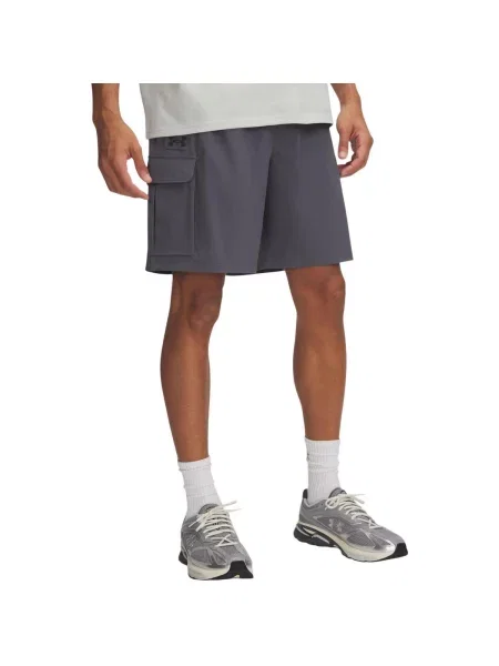 Under Armour Vibe Woven Cargo férfi edző rövidnadrág castlerock/black. Méret: S fekete