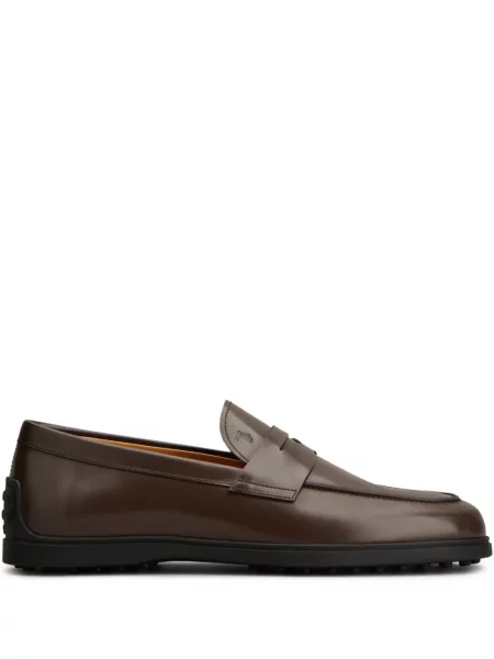 Pantofi loafer Tod's din piele maro