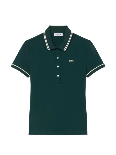 Tricou polo Lacoste verde