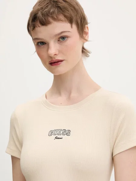 Футболка Guess Jeans бежевий