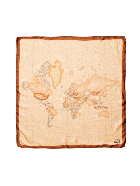 Svilena ruta Alviero Martini Prima Classe rjava