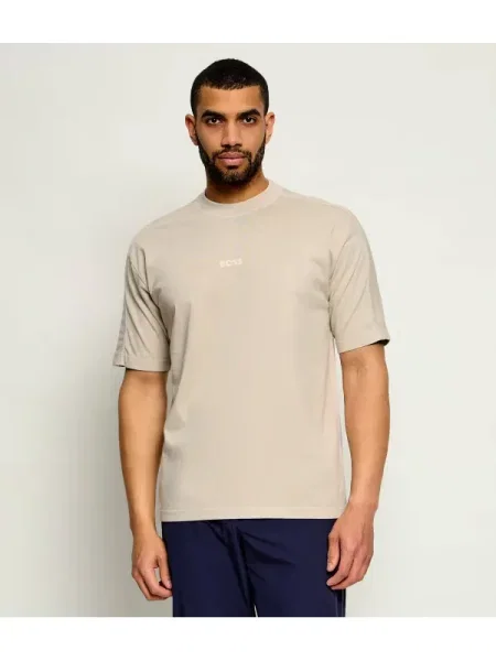 BOSS ORANGE Tricou Te_Tile | Relaxed fit bej