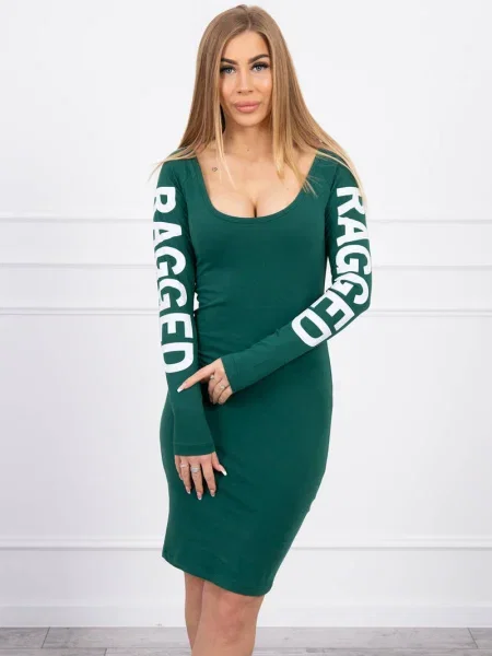 Rochie Kesi de costum verde