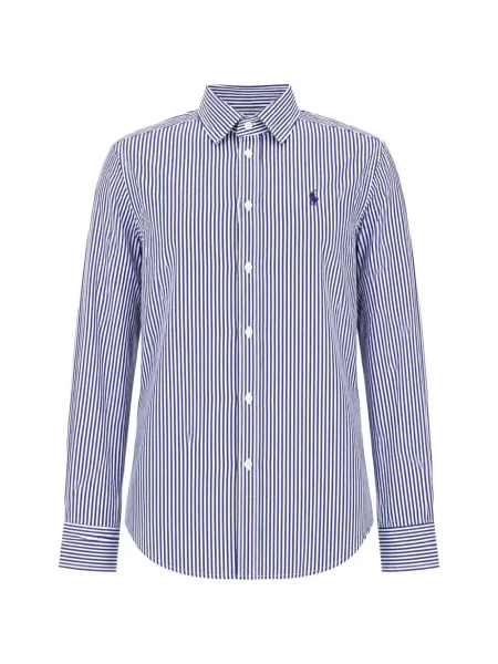 Siuvinėtas megztinis Polo Ralph Lauren mėlyna