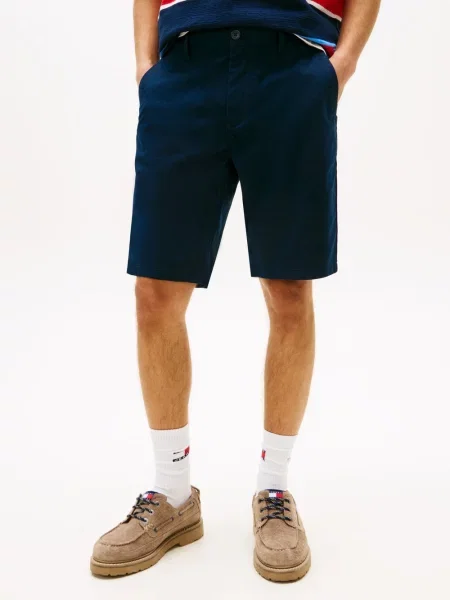 Tommy Jeans Bermudy Scanton Mężczyźni jednolity 30 niebieski