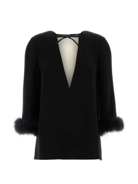 Bluză Valentino Garavani negru
