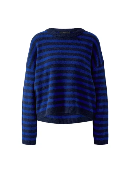 Sweter Oui wełniany niebieski