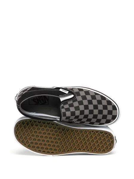 Sneakerși Vans în carouri slip-on negru