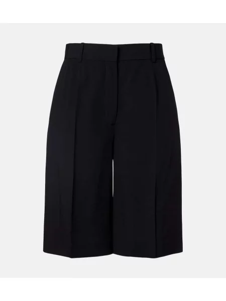 Bermudy Toteme z wysoką talią czarne