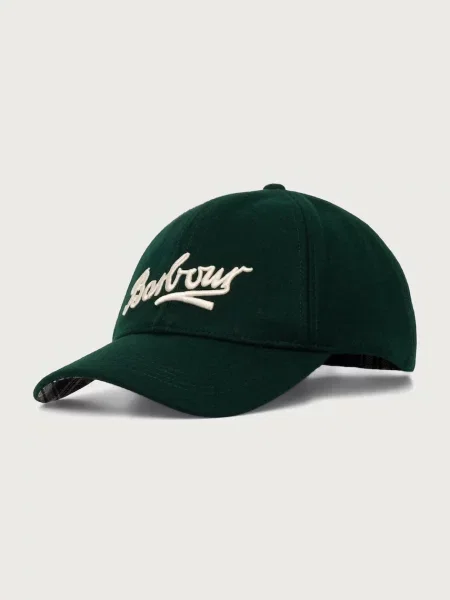 Șapcă Barbour de lână verde
