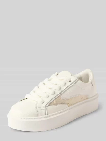 Sneakersy z naturalnej skóry model LE PROMENEUR' Reternity białe