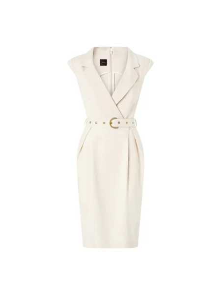 Sukienka midi Pinko garniturowa biała