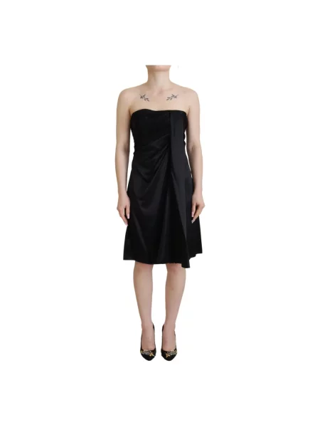 Sukienka mini Dolce And Gabbana bez rękawów czarna