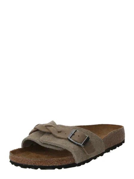 BIRKENSTOCK Saboți PULA gri taupe maro
