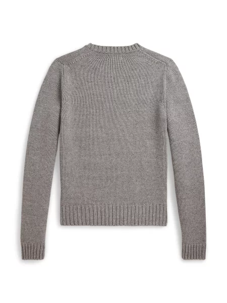 Polo Ralph Lauren Sveter námornícka modrá / tmavosivá / jasne červená biela