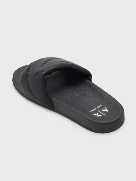 Шлепанцы Armani Exchange черные