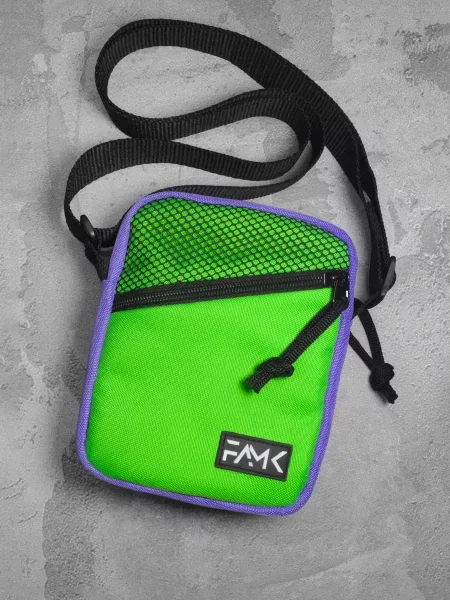 Сумка через плечо Famk зеленая