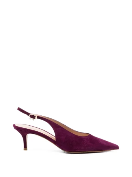 Pantofi cu toc Gianvito Rossi slingback violet