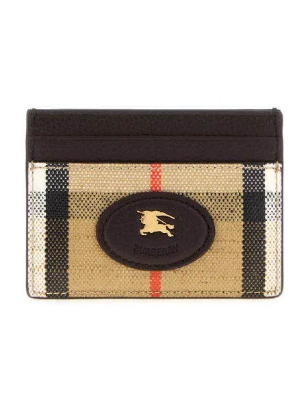 Portfel Burberry skórzany beżowy