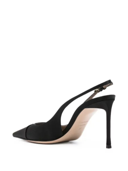 Pantofi cu toc Tom Ford slingback negru