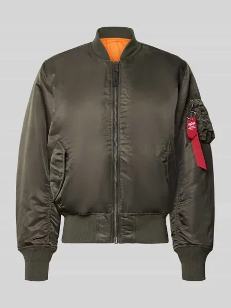 Alpha Industries Kurtki Mężczyzna L Heritage Bomber szary