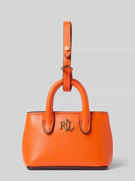 Zawieszka Lauren Ralph Lauren skórzana pomarańczowa