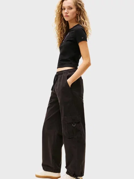 Брюки карго Tommy Jeans черные