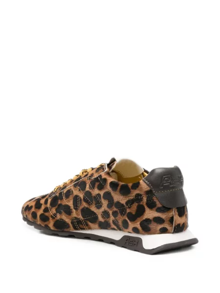 Sneakerși Ash cu imagine cu model leopard maro