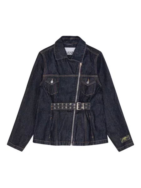 Geacă de blugi Ganni albastru