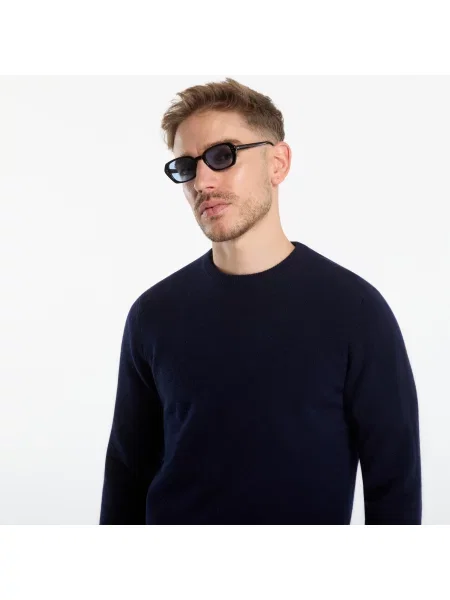 Пуловер Saint Barth Regent Lambswool Sweater Night Blue L синьо