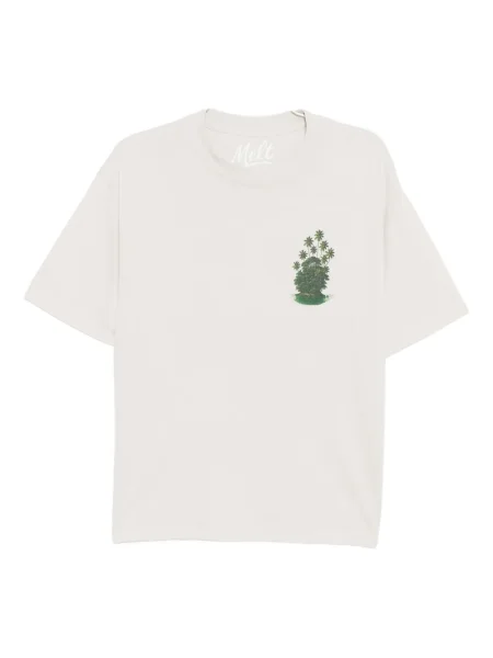 Tricou Melt cu broderie gri