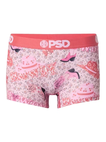 PSD Kalhotky Howdy Luv růžová / světle růžová / světle červená černá